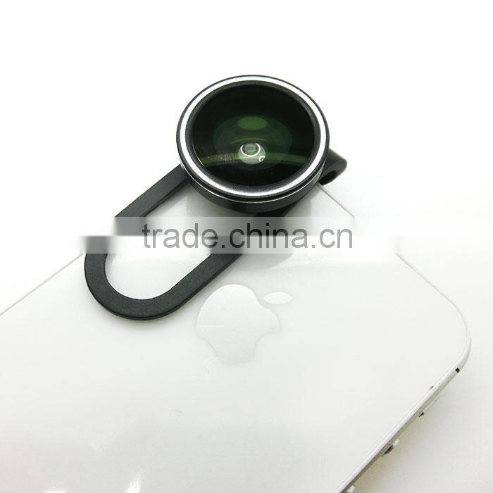 clip lens 180 degree fish eye camera lens for smartphone