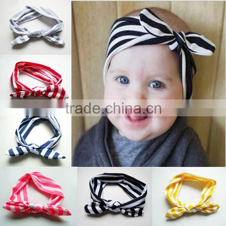mix colors chiffon bowknot top baby headband wholesale