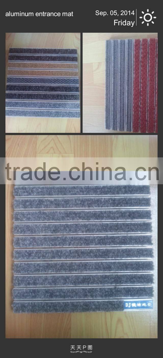 aluminium alloy & carpet floor matting