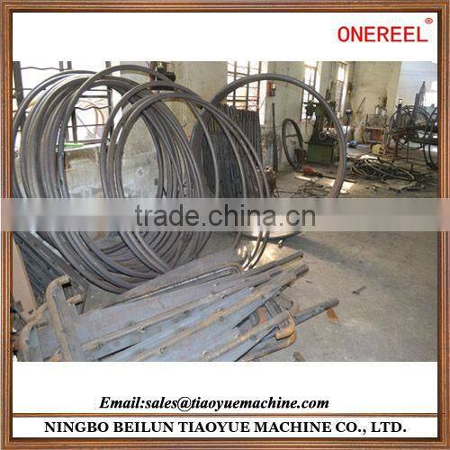 Steel cable coiler