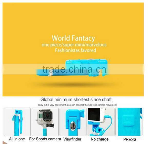 Sales Promotion Adjustable Mini Wire Cable Monopod Supreme 3 mini Selfie Stick