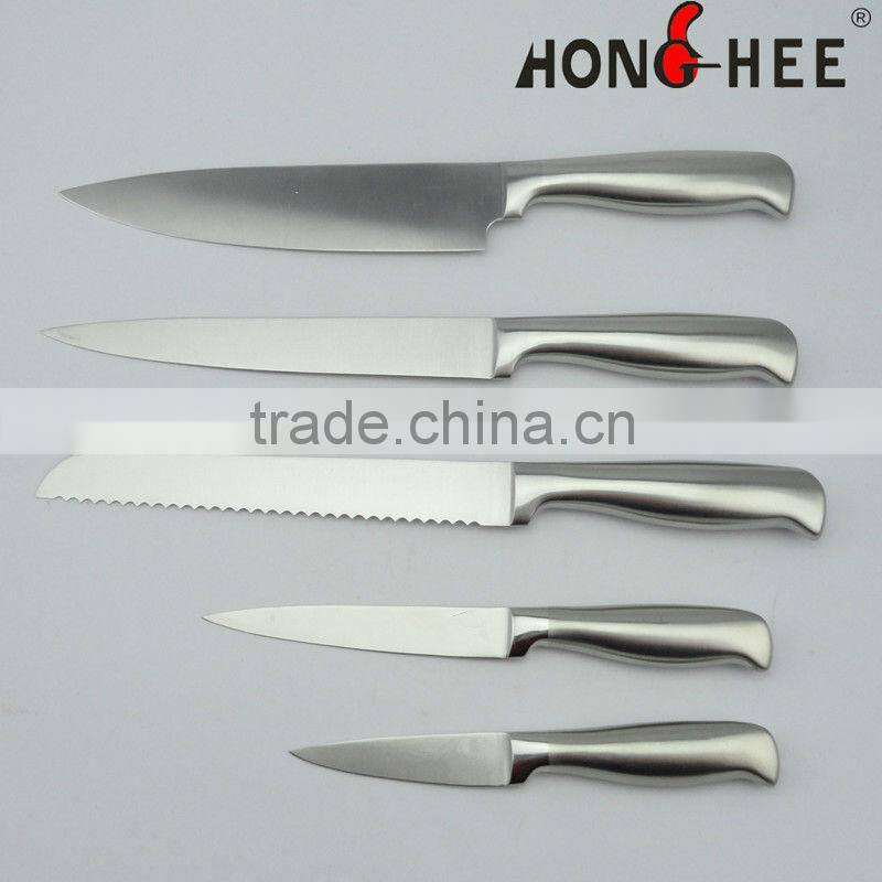 5 Pcs Kitchen Knife With Hollow Handle