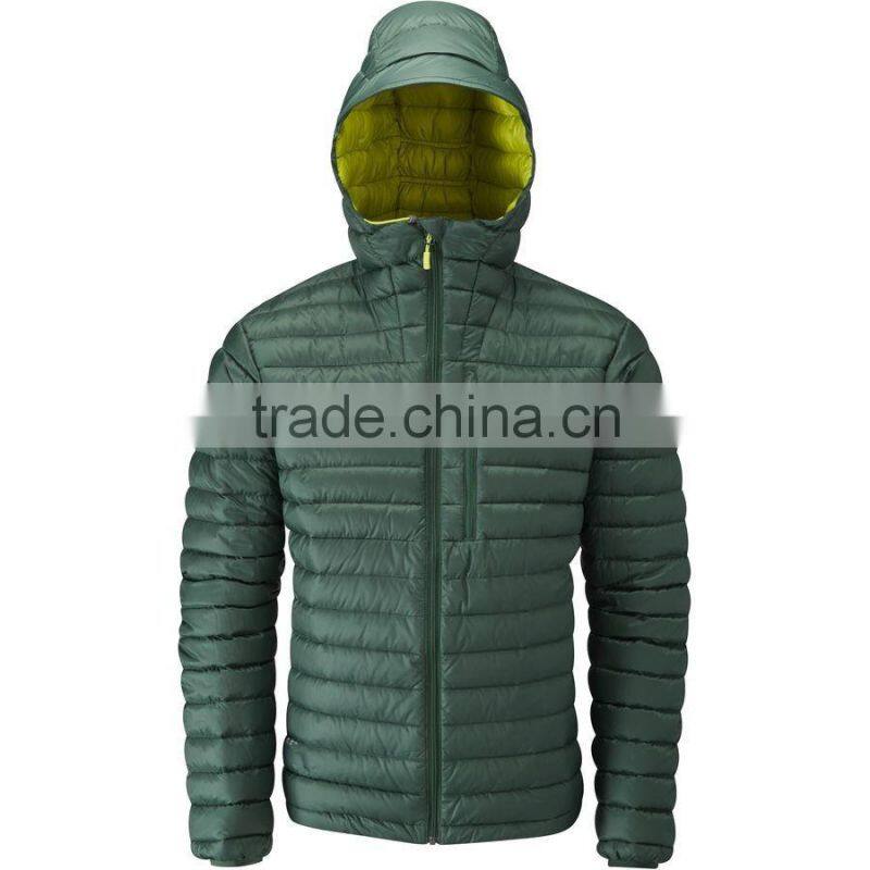 Factory Custom High Quality Ultra Light Duck Down Jacket For Men