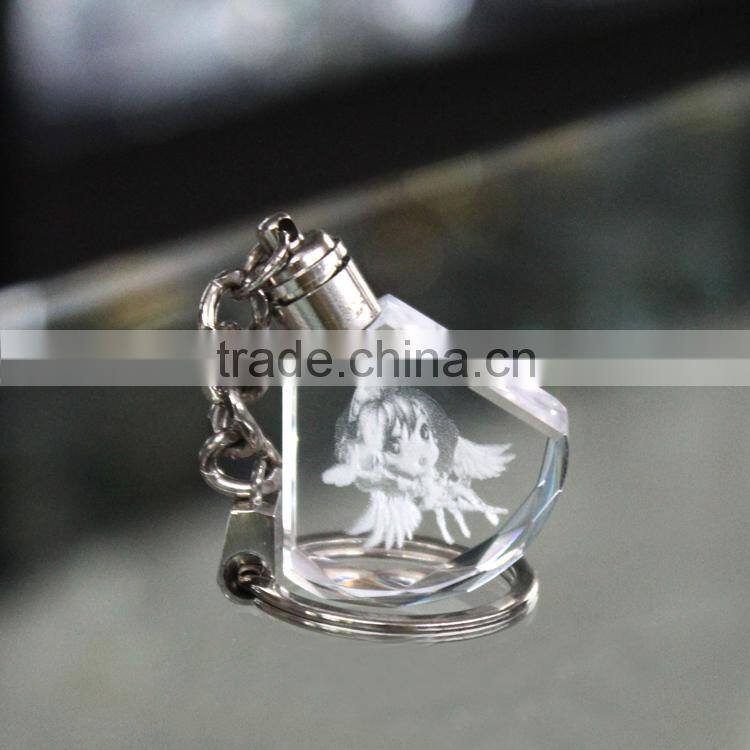 wedding giveaway gift glass keychain HYCC-37e wholesale