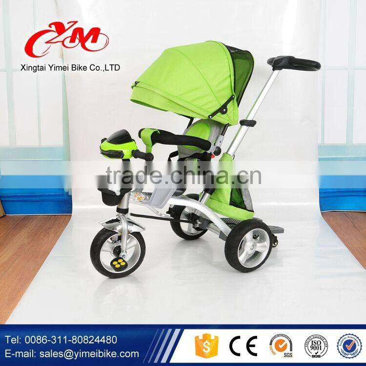 Lightweight folding baby tricycle / Factory Outlet kids tricycle 2016 new design / plastic tricycle baby stroller tricycle
