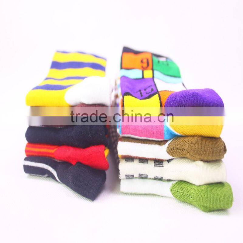 100 Cotton In Stock Cartoon Dress Tube Socks