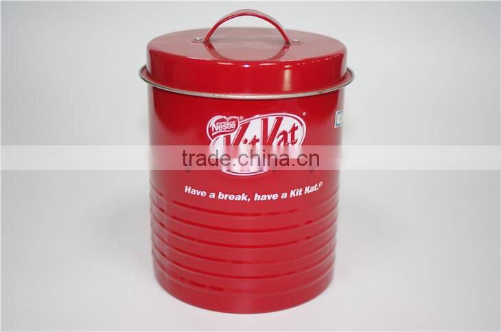Wholesale food use packaging storage tin box packaging