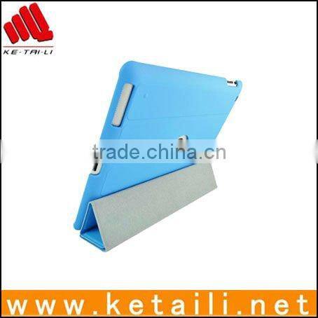 2013 hot selling PU mateiral for ipad skin smart cover