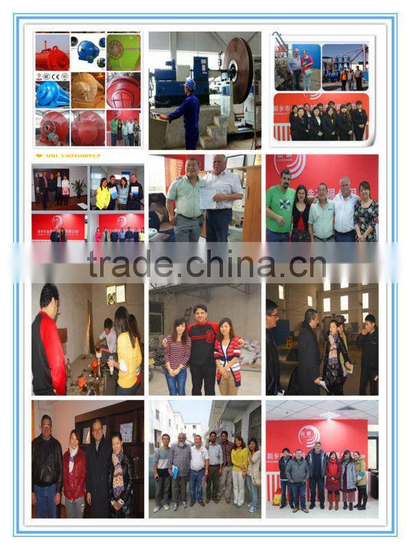 Waste rubber to oil scrap rubber pyrolysis plant