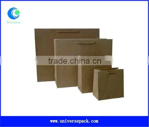 Export Custom Rope Handle Paper Bag Simple Logo Printed Hot Selling Bags