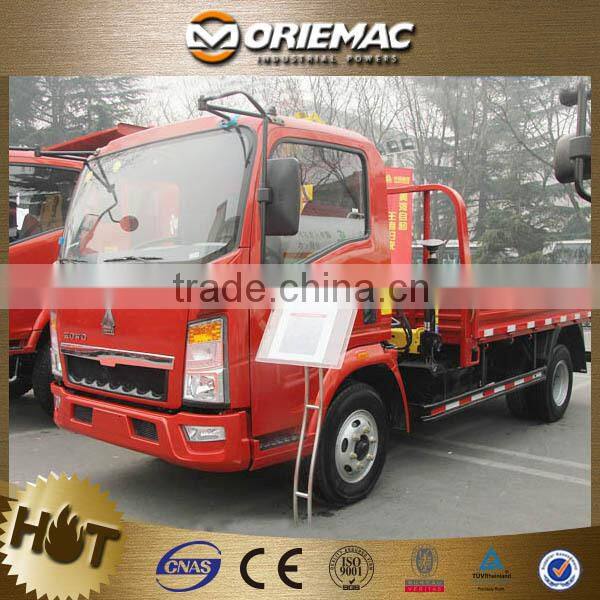 Telescopic boom truck mounted crane howo sinotruk ZZ1257N5247C for sale