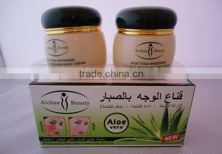 Aichun Aloe freckle removing cream anti spot anti freckel day cream+night cream freckle spots remove cream