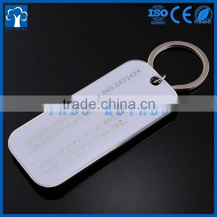 promotional keychain advertising keychain custom metal keychain