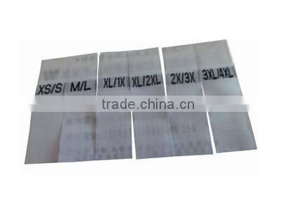 Custom TPU printed label for swimwear