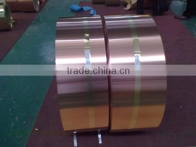 Self-adhesive C10200 C1010 C1100 C2300 C1200 Copper Strip / Coil for Parts Processing