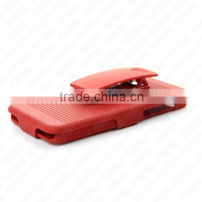 Red with Holster Belt Clip Case For Blackberry Z10