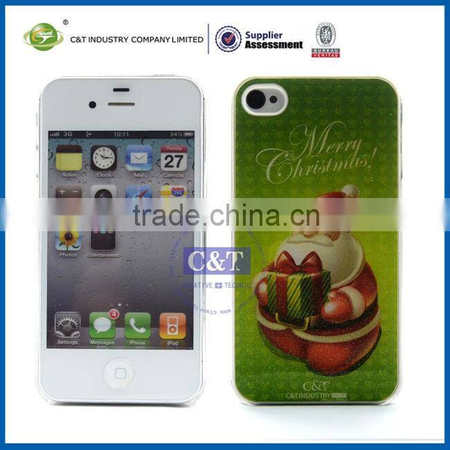 Christmas Snowman Hard Back Case Cover for iPhone5 5g