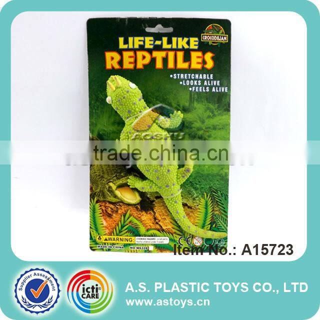 Sticky vivid TPR lizard toy for children