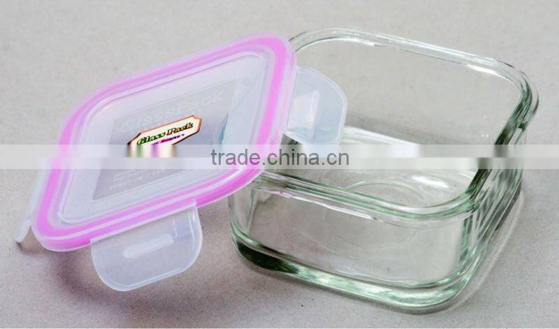 Pyrex glass container/glass fruit bowl