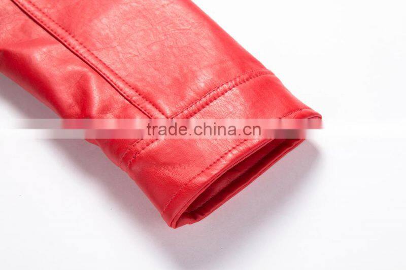 New style quilting jacket customized women's PU leather jacket