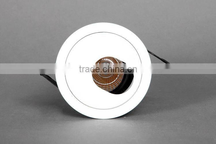6W 9W 13W recessed led spot light with circle hole reflector for cloths shop