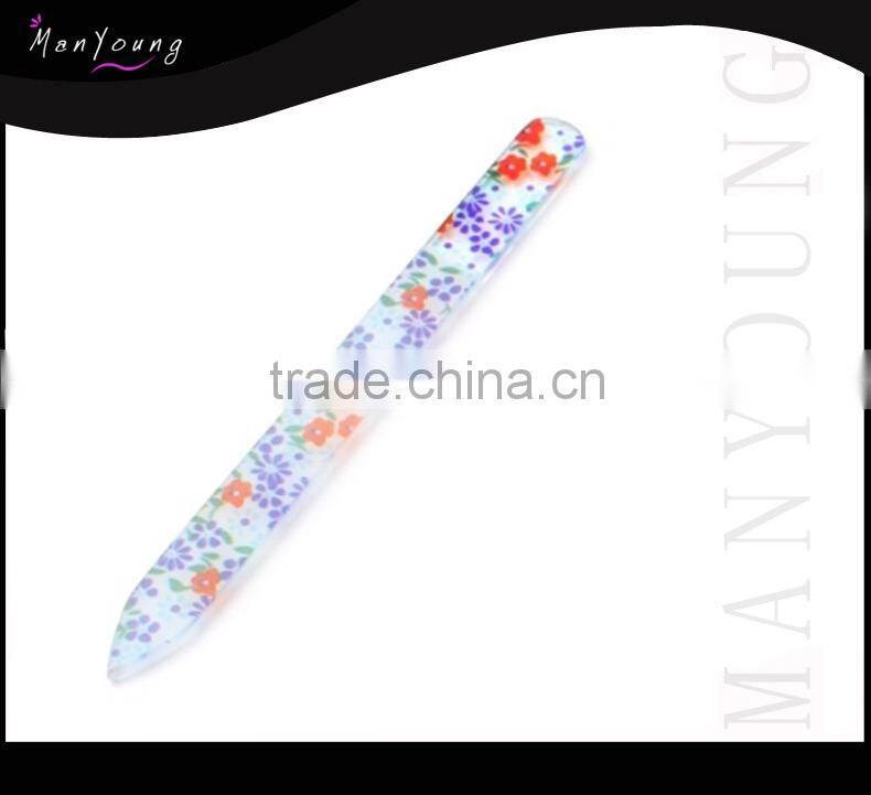 Customise Beautiful Glass Nail File With Printed Logo