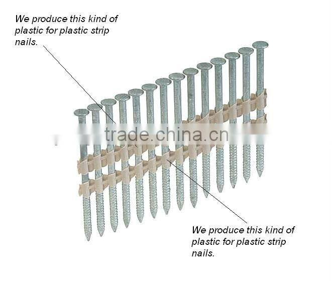 Special modified pp plastic granules for plastic strip framing construction fasten nail