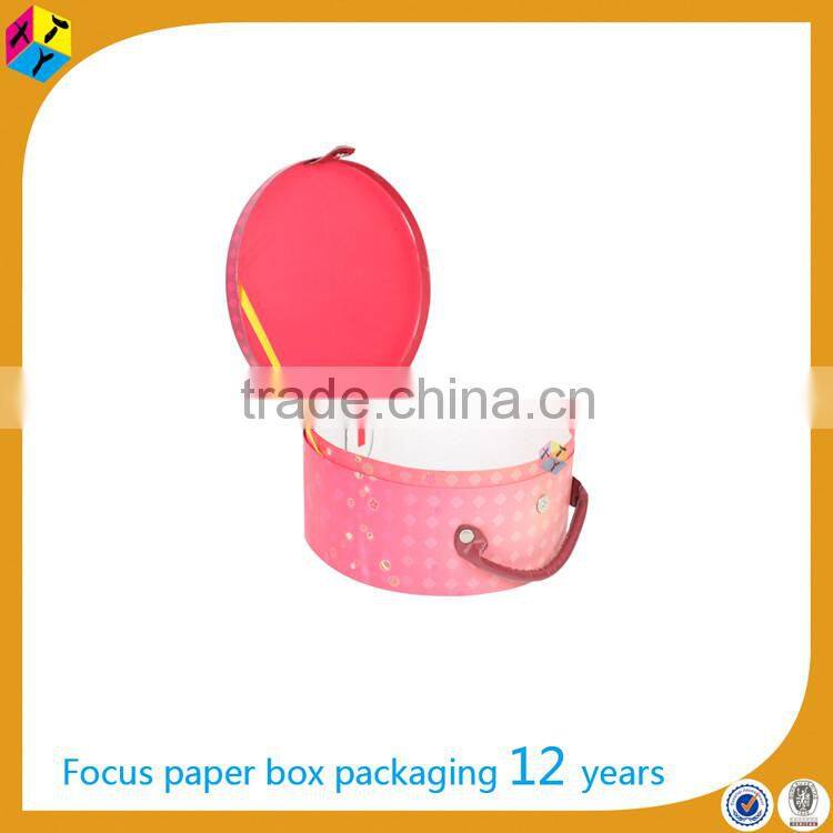 elegant high quality paper cardboardhat box purse