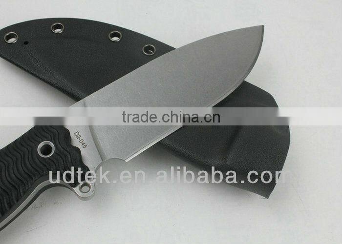Stone-washed version BASTA Combat Knife Fighting Knife with D2 Blade + G10 Handle UDTEK01299