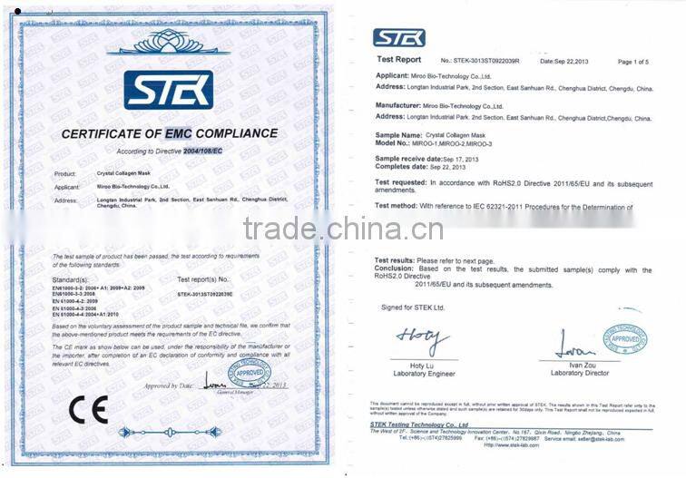 OEM moisturize whitening anti-wrinkle facial rose sleep gel mask