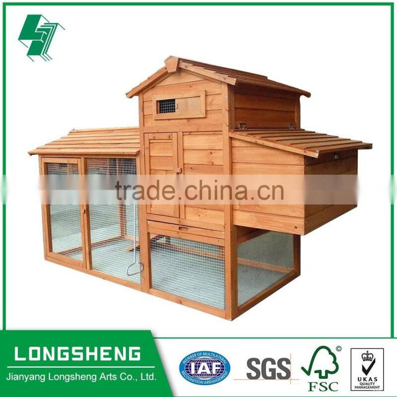 Big size wooden poultry coop