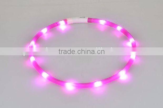 New Usb Rechargeable Led Flashing Dog Collar