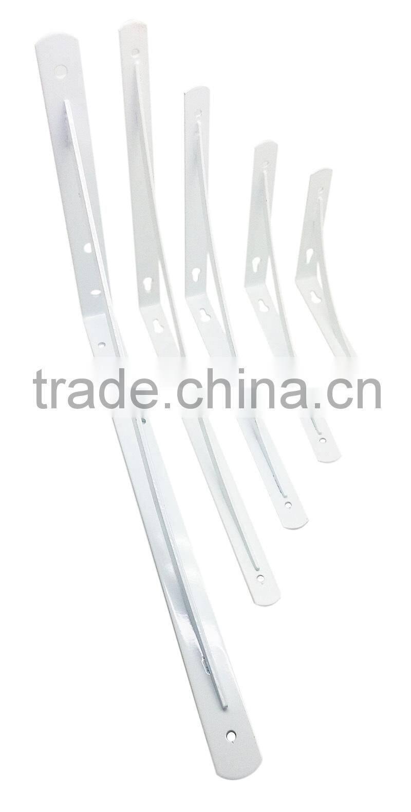 white triangle metal shelf brackets 5 sizes available to meet different sizes of shelves