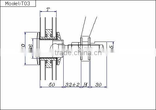 Icegreen Glass Curtain Wall Stainless Steel Spider Routel IG-T03