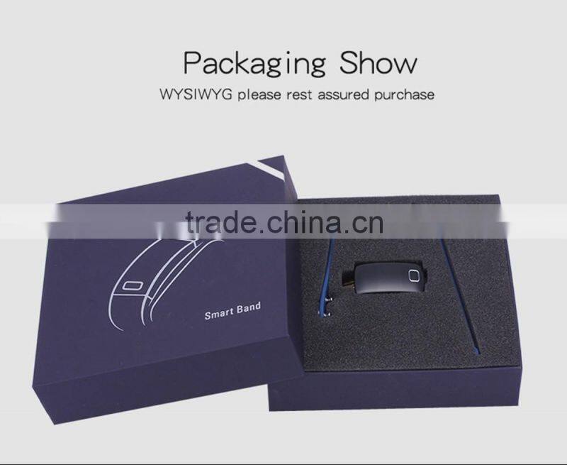 Waterproof band T1 Wireless Bluetooth 4.0 Smart Bracelet with touch screen