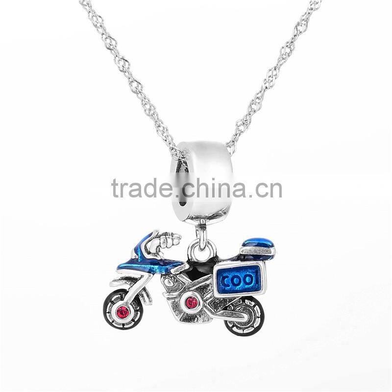 Motorcycle Charms Fashional Cool Silver Unique Pendants