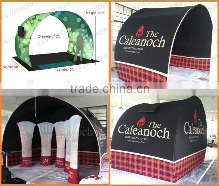 Custom Printing Fashion Display Stands for Exhibition, High Quality Stands for Trade Show, Portable Trade Show Booth