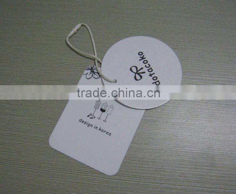 Supply Korea Style Skirt Paper Tag, Hang Tag Card with String