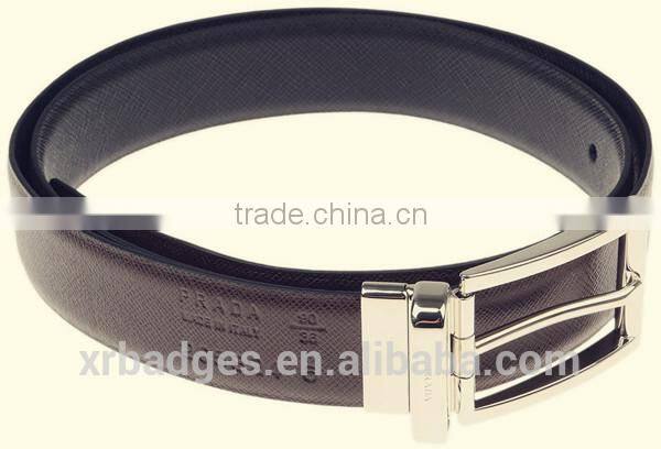 NEW SEASON Brand SAFFIANO DOUBLE-SIDED LEATHER BELT IN NERO X GREY RRP