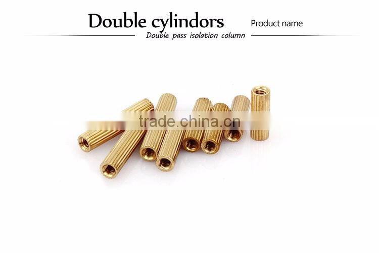 China manufacturer round knurled ruled thread cylinder stud screw