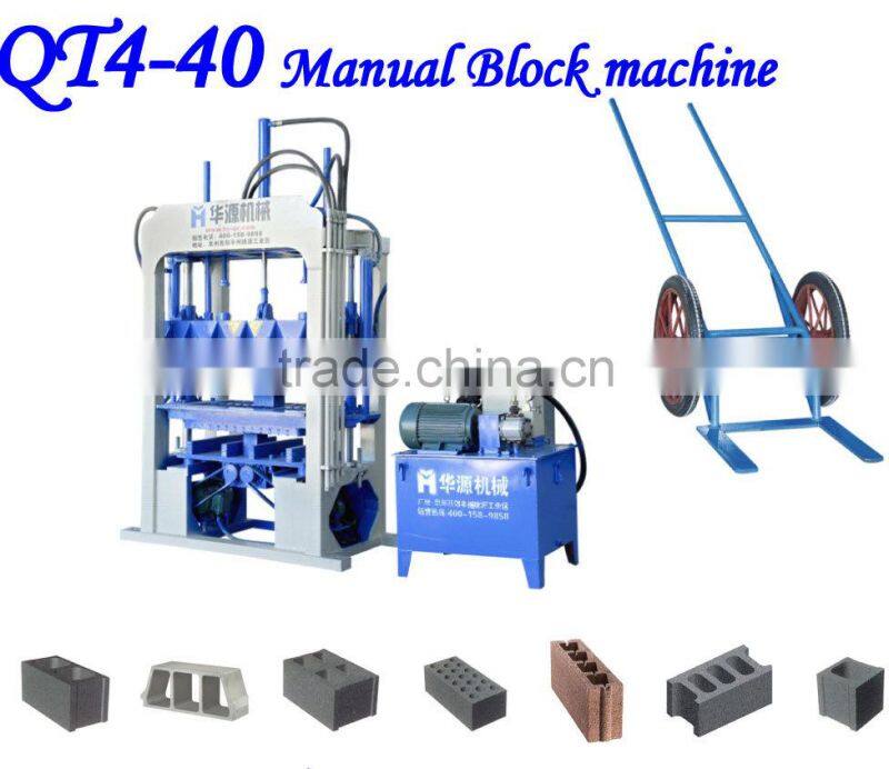 QT4-40 The most potential Concrete Hydraulic Block Machine