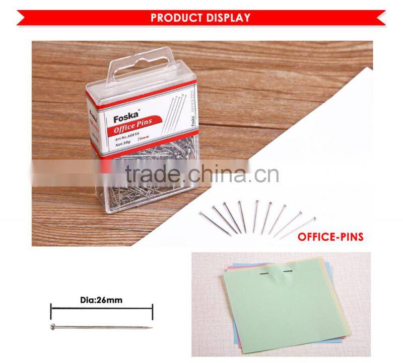 Shining Nickel Office Pins