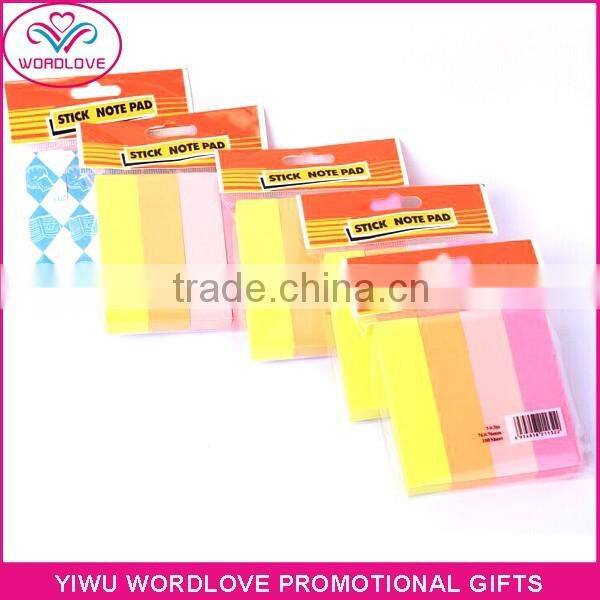 Custom Printing Calendar Sticky Notepad With Leather Box Holder