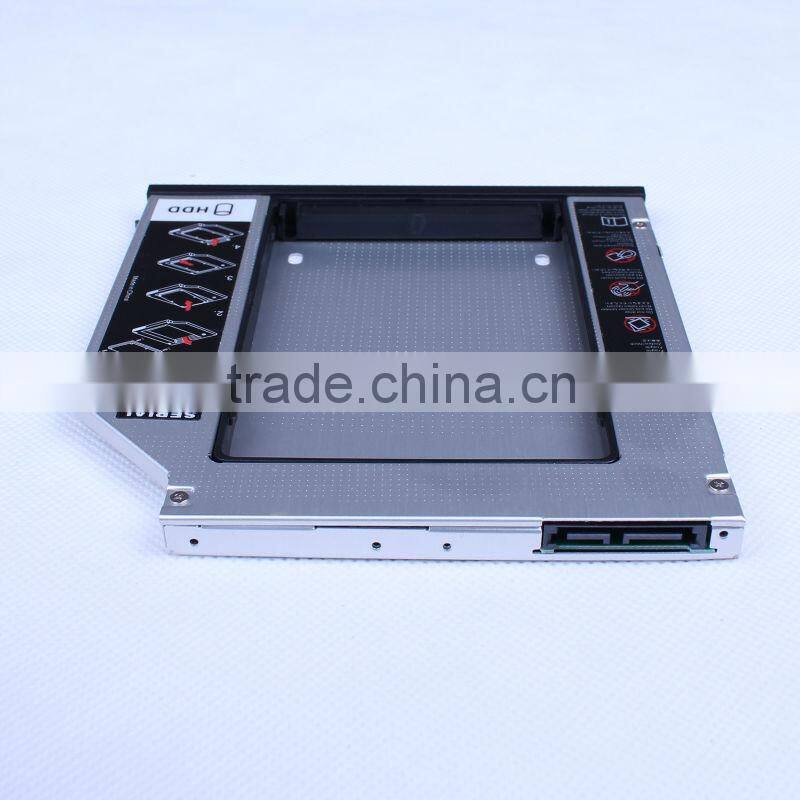 9.50mm 2.5' sata 2nd hdd caddy For Dell E6400 E6500 E6410 E6510