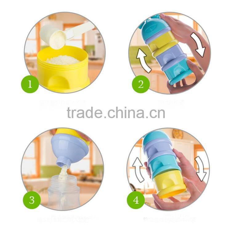 New design BPA free healthy plastic milk storage bottle