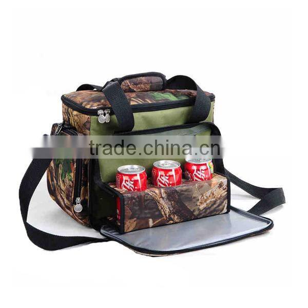 Fashion camouflage insulated cooler bag,outdoor camouflage cooler bag