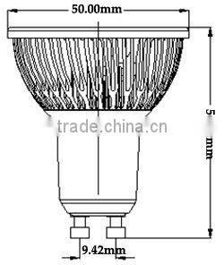 3w ceramic led spot light GU10