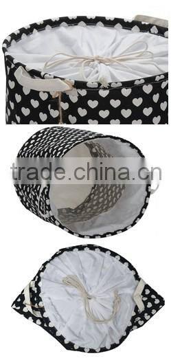 Most Safe Kids Clothes Storage Fabric Basket with Handles