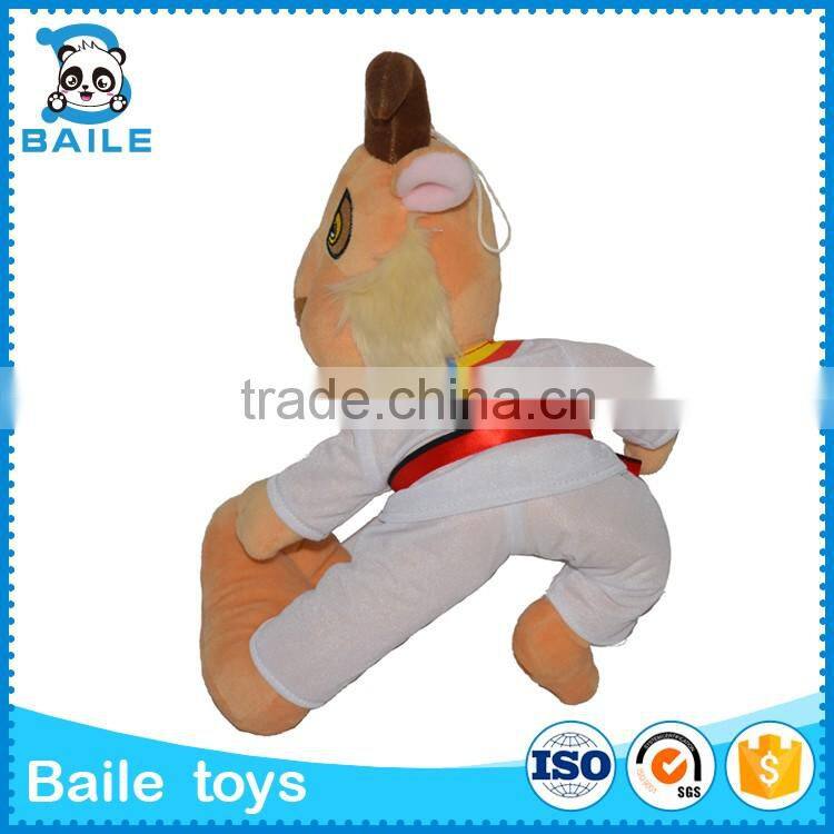 2016New style Custom Taekwondo plush goat soft toys