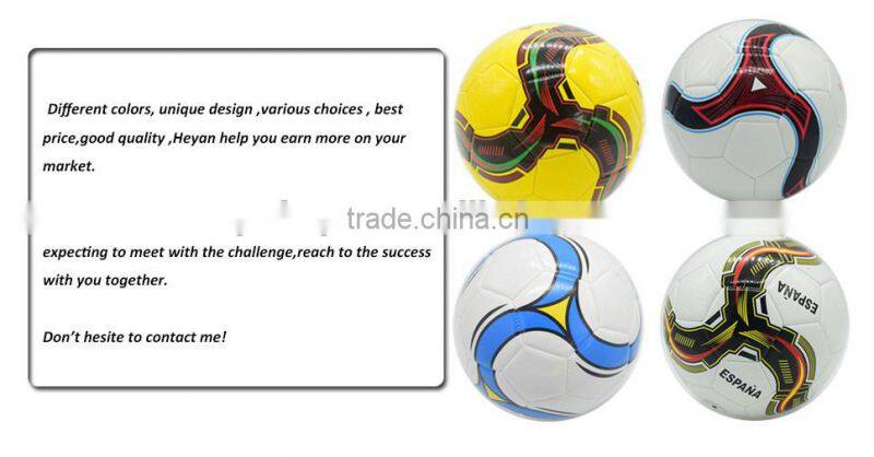 Trade Assurance synthetic leather flag football , rubber soccer ball
